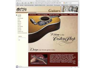 Martin & Co Virtual Custom Shop