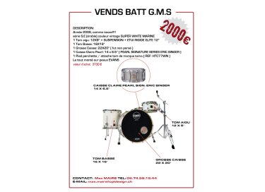 Gms série S.E (érable)