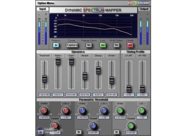 Pro Audio DSP Dynamic Spectrum Mapper