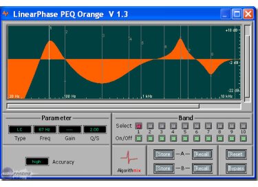 Algorithmix LinearPhase PEQ Orange