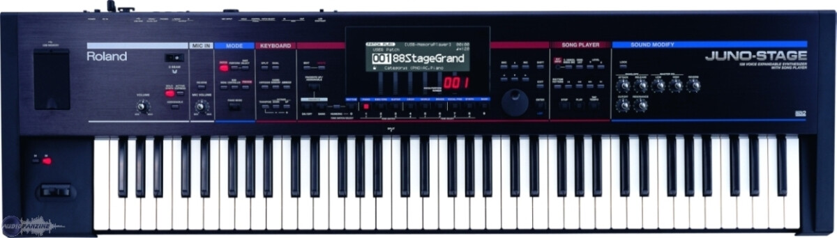 Roland Juno Stage and GW-8 Workstation