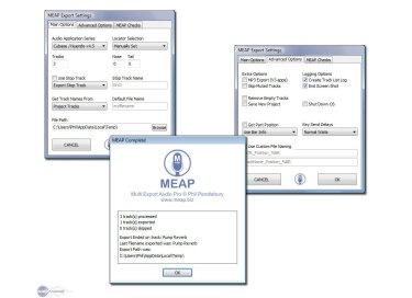 MEAP Software MEAP (Multi Export Audio Pro)