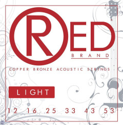 Red Brand Copper Bronze Acoustic Guitar Strings