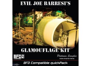 Platinum Samples Evil Joe Barresi's Glamouflage Kit QuickPack for BFD