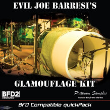 Platinum Samples Evil Joe Barresi's Glamouflage Kit QuickPack for BFD
