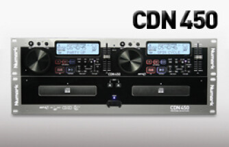 Numark CDN450 Rack-Mount Dual MP3/CD Player