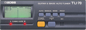 Boss TU-70 Guitar & Bass Auto Tuner