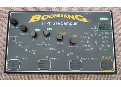 Boomerang III Phrase Sampler