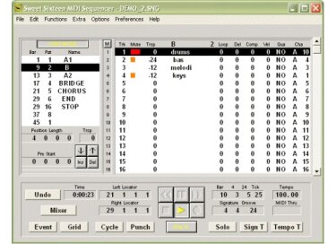 Roni Music Sweet Sixteen MIDI Sequencer