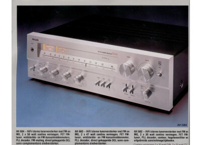 Philips AM/FM Stereo Receiver 682/683/684