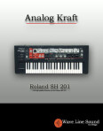 Wave Line Sound présente Analog Kraft pour le Roland SH 201