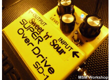 Boss SD-1 SUPER OverDrive -Sweet n Sour - Modded by MSM Workshop