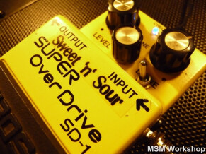 Boss SD-1 SUPER OverDrive -Sweet n Sour - Modded by MSM Workshop