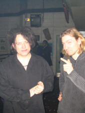 Avec Robert Smith (The Cure)