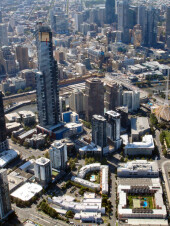 Melbourne vue d'en haut