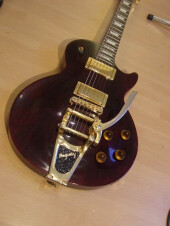Gibson Les Paul Studio 1995 + Bigsby + micro Burstbucker#2 bridge, Schaller Golden 50 neck