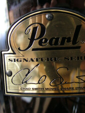 Plaque de caisse claire Chad Smith Signature