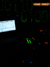 Home Studio in the dark