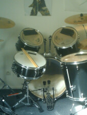 Mon kit : Pearl Forum FX + double pédale Gibraltar 5611DB + kit de cymbales B8Pro