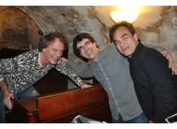 Avec Franklyn Lozada et Emmanuel Bex, "Los 3 Tecladores"