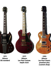 Mes Gibson solid-bodies