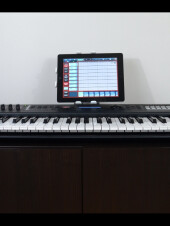 Yamaha MX 49 and Mobile Music Sequencer on iPad