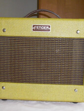 Fender Champ 5F1 handwired amp with solid pine lacquere..