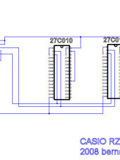 schéma Casio RZ-1 Mods