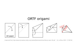 Méthode origami pour angle et écartement de micros ORTF