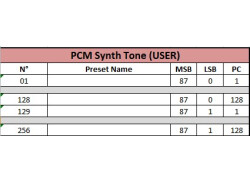 PCM Synth Tone (USER) Integra-7