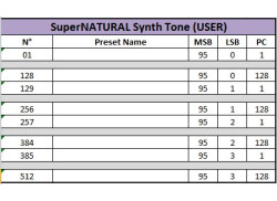 SuperNATURAL Synth Tone (USER) Integra-7