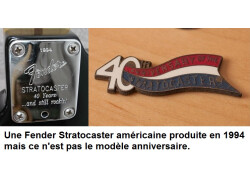 Une Fender Stratocaster américaine "quelconque" produite en 1994