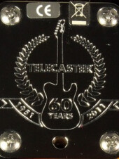 Plaque que Fender a mis sur toutes ses Telecaster en 2011.