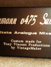 Neumann summing mixer designed for tony vincent