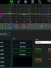Audix presets intégrés au mixer Qu-SB