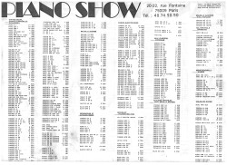 1987/88 Piano Show 1
