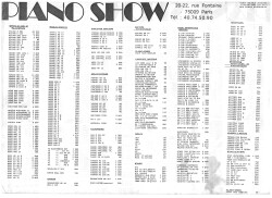 1987/88 Piano Show 2