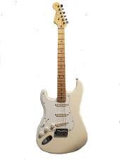 Fender stratocaster standard mexique left handed "Olympic White 2014" (sillet inverser pour un projet "Jimi Hendrix"