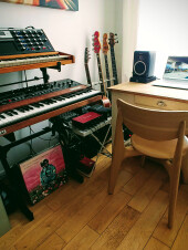 Home-studio dans le salon 2021